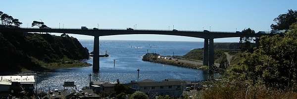 Noyo Harbor and Bridge